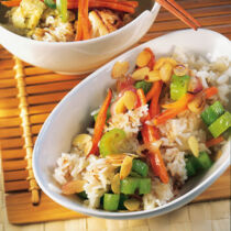 Gebratener Gemüsereis Gebratener Gemüsereis