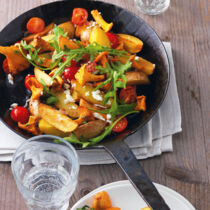 Kartoffelpfanne mit Pilzen Kartoffelpfanne mit Pilzen