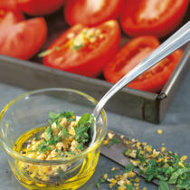 Tomaten mit Minze