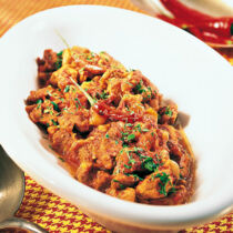 Schweineragout mit Paprika