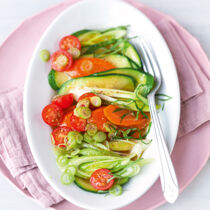 Antipasti mit Senfvinaigrette