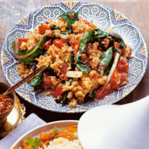 Bulgurpilaw mit Mangold