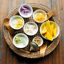 Süßer Klebreis mit Mango (Khao Niau Mamuang)