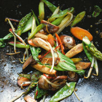 Wok-Gemüse Wok-Gemüse