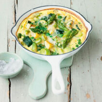 Frittata mit grünem Gemüse Frittata mit grünem Gemüse