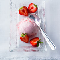 Erdbeereis mit Mascarpone Erdbeereis mit Mascarpone