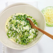 Reis mit Zitronenerbsen Reis mit Zitronenerbsen