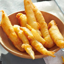 Frittierte Schwarzwurzeln Frittierte Schwarzwurzeln