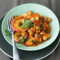 Bohnen mit Äpfeln und Pastinaken