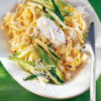 Fettuccine mit Zucchini-Sauce