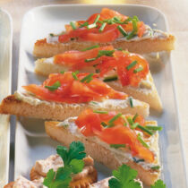 Räucherlachs-Häppchen