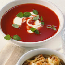 Frische Tomatensuppe Frische Tomatensuppe