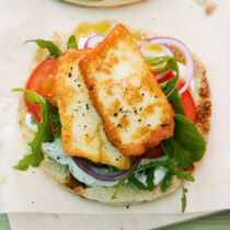 Halloumi-Fladenbrote