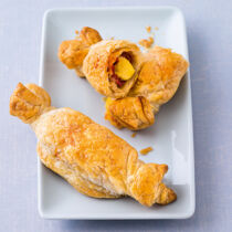 Käse im Speckmantel