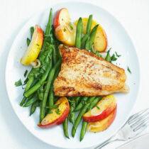 Fischfilets mit grünen Bohnen Fischfilets mit grünen Bohnen