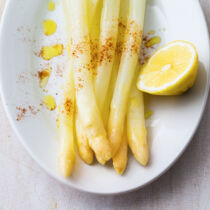 Geräucherter Spargel