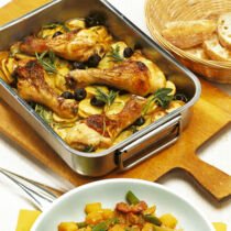 Frühkartoffeln mit Hähnchen Frühkartoffeln mit Hähnchen