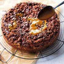 Schoko-Karamellkuchen