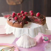 Knusper-Schoko-Himbeertarte Knusper-Schoko-Himbeertarte