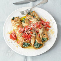 Crespelle mit Ricotta-Füllung Crespelle mit Ricotta-Füllung