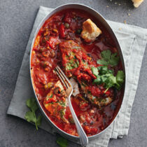 Schwertfisch mit Tomatensauce Schwertfisch mit Tomatensauce
