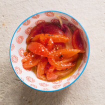 Geschmolzene Tomaten Geschmolzene Tomaten
