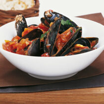 Muscheln mit Tomatensauce