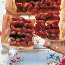 Blechkuchen mit Zwetschgen