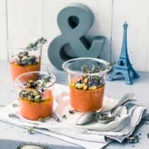 Verrine de poivrons - Paprikaverrine Verrine de poivrons - Paprikaverrine