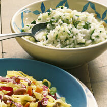 Zucchini-Risotto mit Taleggio