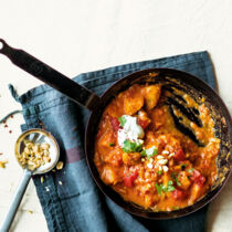 Süßkartoffeln in scharfer Sauce