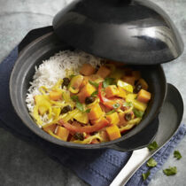 Süßkartoffel-Curry auf Basmatireis Süßkartoffel-Curry auf Basmatireis