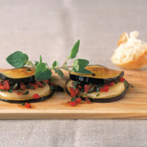 Auberginen mit Käsefüllung Auberginen mit Käsefüllung