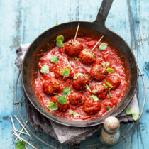 Hackbällchen in Tomatensauce Hackbällchen in Tomatensauce