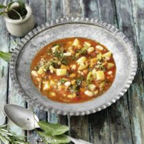 Minestrone mit Amarant und Bohnen