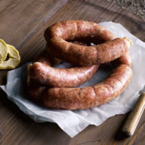 Calvados-Bratwurst