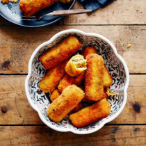 Kokette Kichererbsen-Kroketten Kokette Kichererbsen-Kroketten