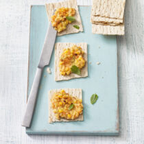 Minziger Mais-Linsen-Aufstrich Minziger Mais-Linsen-Aufstrich