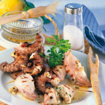 Oktopus vom Grill Oktopus vom Grill