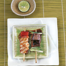 Hähnchen-Yakitori Hähnchen-Yakitori