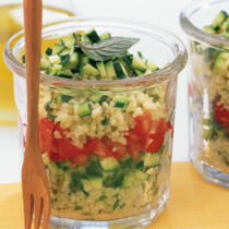 Schichtsalat mit Zucchini