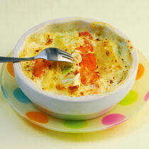 Buntes Kartoffel-Gratin