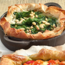 Spinat-Mascarpone-Kuchen