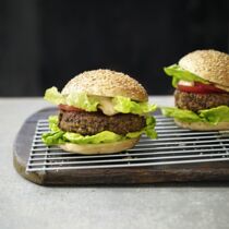 Linsen-Pilz-Burger Linsen-Pilz-Burger