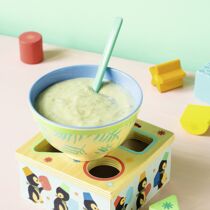 Hirse-Pfirsich-Brei Hirse-Pfirsich-Brei