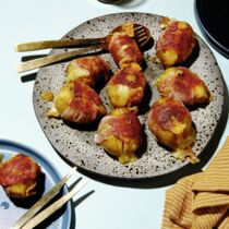 Kartoffeln im  Käse-Speck-Mantel