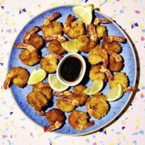 Frittierte Garnelen mit Panko Frittierte Garnelen mit Panko