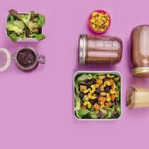 Wurzelgemüse-Partymit Salat und Suppe Wurzelgemüse-Partymit Salat und Suppe