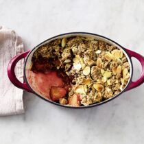 Pflaumen-Crumblemit Mandeln Pflaumen-Crumblemit Mandeln