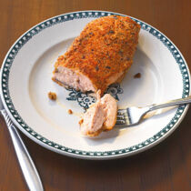 Hähnchenbrust mit Nusskruste